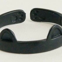 Black Cat Ears Ring Adjustable from Sz 3 to Sz 10 Rings Cute Kids or Adults image 2