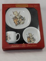 M.J. Hummel 3 Piece Honey Lovers Children&#39;s Tea Set ~ Made in Germany - £14.60 GBP