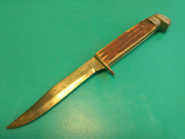 Old Vtg Collectible Valor #182 Fixed Blade Knife Made In Japan - £31.56 GBP