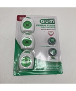 GUM Pro-Weave Dental Floss Mint Waxed 3 Count + 2 Travel Units 548 Yards - $226.17 MXN