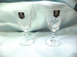 Two Edinburgh Crystal Glasses Etched  ( Evening News Centenary ) 1873 - ... - $31.49