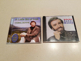 A Little Bit of Irish &amp; The Very Best of Cahal Dunne Vol. 1 Autographed CD&#39;s - £23.74 GBP