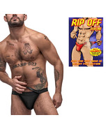 Men&#39;s Novelty Funny Gift Easily Rip Off Stretch Black Bikini Underwear - $36.20 CAD