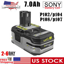 P108 7.0Ah 18V One+ Plus High Capacity Battery 18 Volt Lithium-Ion New - $45.99