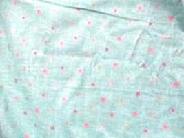 Fabric NEW By the Yard Hoffman &quot;Starry Skies&quot; Pastels with Silver Trim $3.50/Yd - £2.79 GBP