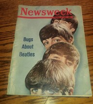 Vintage Newsweek Bugs About The BEATLES Cover Magazine February 1964 - £71.67 GBP