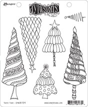 Dyan Reaveley&#39;s Dylusions Cling Stamp Collection Tree Time - £19.09 GBP