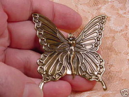 (B-BUT-351) Butterfly fairy lady I love butterflies pixie fairies pin pe... - £15.43 GBP