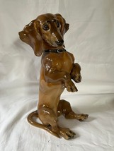 Grande Vintage Germania Rosenthal Karner Stand Dachshund Porcellana Figurina 9.5 - £292.94 GBP