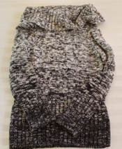 White House Black Market Black &amp; White Cowl Neck Sweater Size Small womens - £15.77 GBP