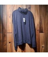 Mens xl turtleson wallace quarter zip pullover navy - $70.00