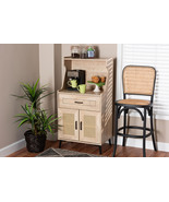 Charmant Oak Brown Wood Kitchen Cabinet - $3,350.17 MXN