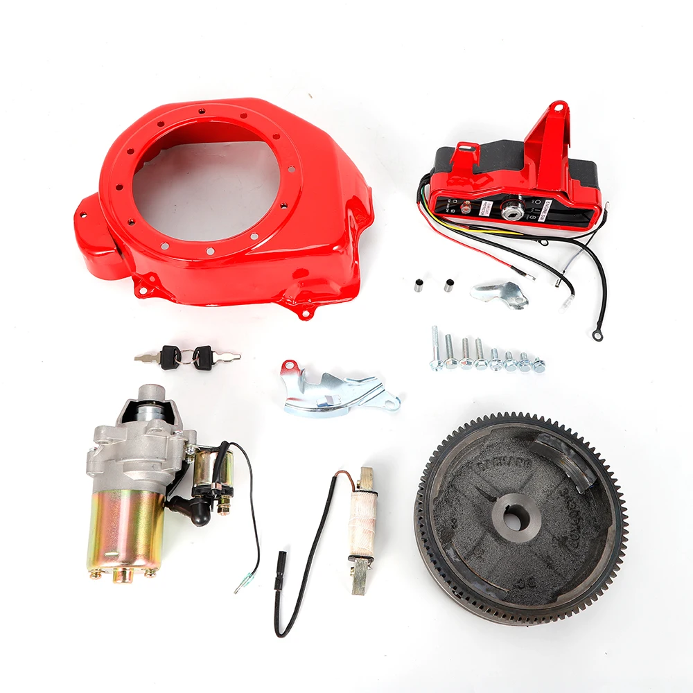 Engine Electric t Flywheel Ignition Box Kit + Fan Protector for  gx160 gx200 - £142.18 GBP