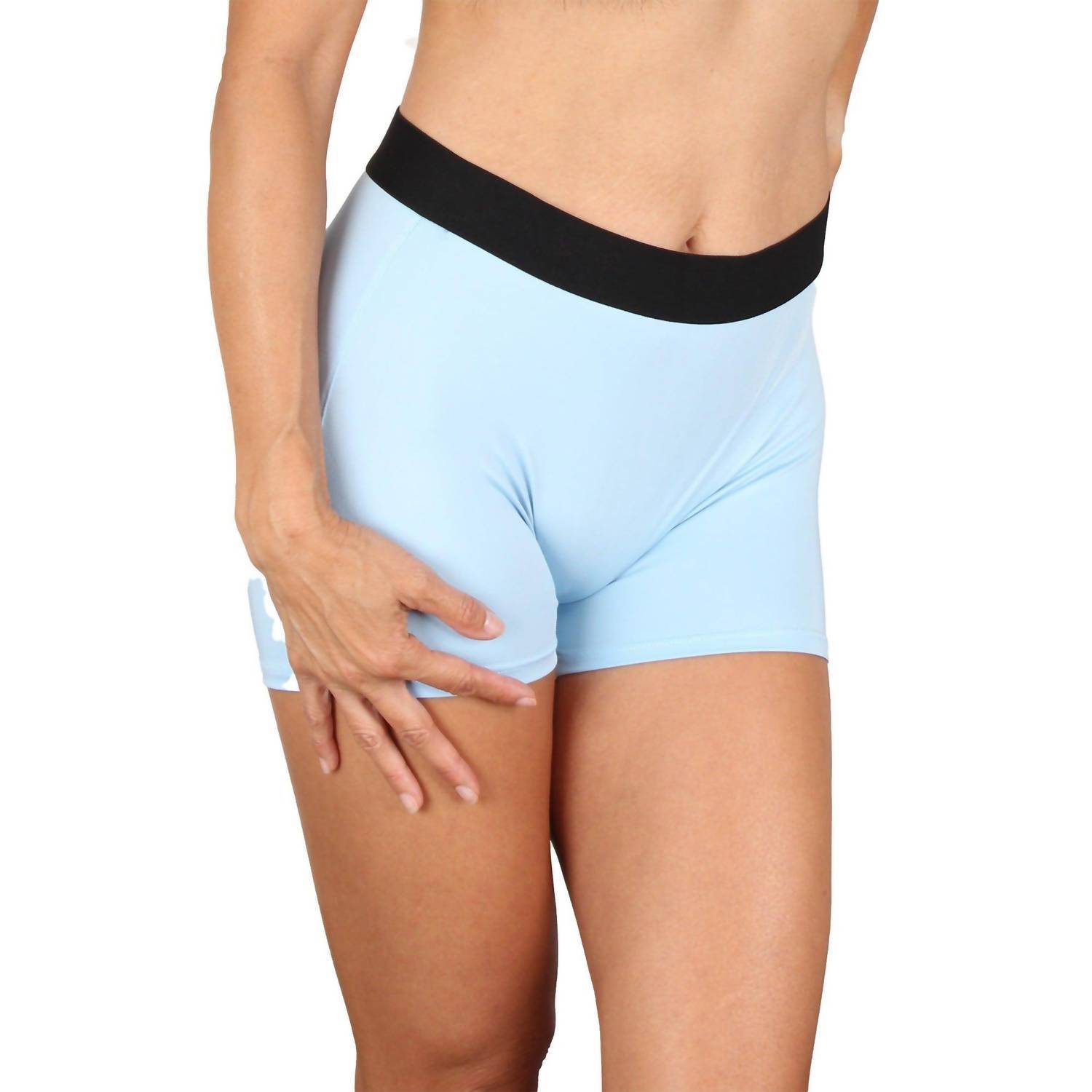 Undersummers women's boxer brief in Sky