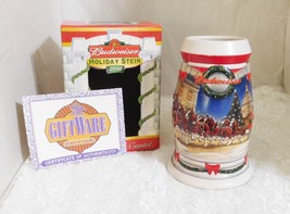 2001 BUDWEISER Holiday Stein In Box  - &quot;Holiday at the Capital&quot; - 6 3/4&quot; Tall - £11.16 GBP