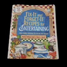 Fix-It and Forget-It Recipes for Entertaining Phyllis Pellman Good 2002 Cookbook - £3.84 GBP