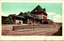 Union Station Springfield Massachusetts MA Unused 1900s UNP UDB Postcard - $8.86