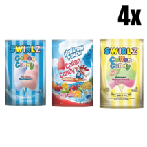 4x Packs Cotton Candy Variety Flavor Peg Bags Candy 3.1oz Mix &amp; Match Bags - £14.37 GBP