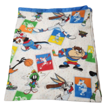 Vintage Looney Tunes Sports Thick Blanket / Comforter Bugs Bunny Taz Daffy Duck - £52.23 GBP