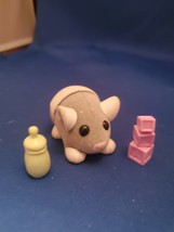 Zhu Zhu Hamster Babies Babycakes with 2 accessories - $10.00