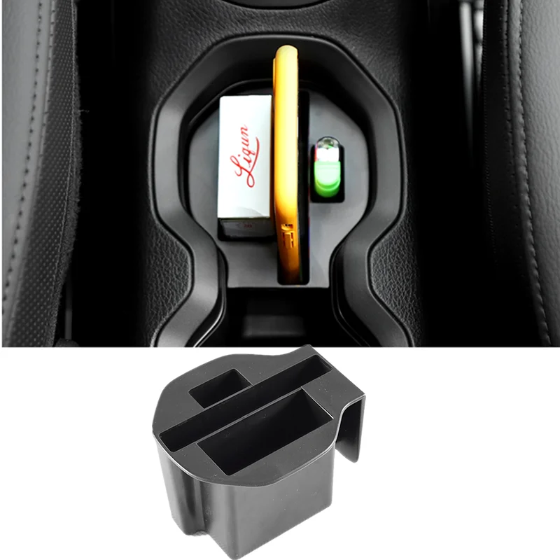 Car Card Holder Box Cup Holder Coin Holder Storage Box Stowing Tidying for Jeep - £11.46 GBP