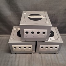 BROKEN! Lot of 3x Nintendo GameCube Console Silver Platinum - £80.58 GBP