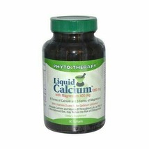 Phyto-Therapy Liquid Calcium, 1000 Mg, 90 Count - $19.48