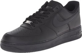 Nike Mens Air Force 1 Low 07 Basketball Sneakers Size:10.5 Color:Black - £125.48 GBP