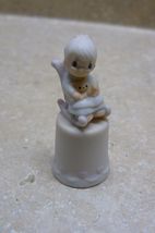 Collectible Precious Moments Porcelain Thimble #164 - $2.99