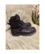 Polo Ralph Lauren Boots Mens Size 7 1/2 D Leather Conquest HI II 2 Zip R... - $64.35