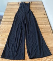 Windsor NWT $42.90 Women’s Sleeveless open back jumpsuit Size L Black F12 - £18.47 GBP