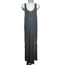 Theory Sameetha Plume Pima Cotton Modal Gray Jersey Maxi Dress Size M - $34.64