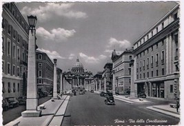 Italy Postcard RPPC Rome Reconciliation Street &amp; St Peter - £2.82 GBP