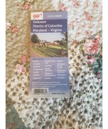 DELAWARE, DC, MARYLAND-VIRGINIA AAA State Series Map 2004 State Map - £3.09 GBP