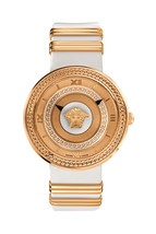 Versace VLC040014 V-metal Icon Gold IP Steel Ladies Watch - £2,081.72 GBP