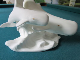 Lenox "Journey of the Whales" sculpture 7 1/2" tall [up] - $54.45