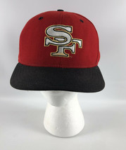 San Francisco 49ers Baseball Hat New Era 59/50 Red Vintage - Size 7 5/8 *READ* - £30.95 GBP