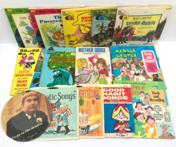 Read Along Kids&#39; Books &amp; Record Sets + Records Sesame Street Golden Books - £54.47 GBP