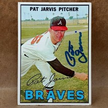 1967 Topps Pat Jarvis #57 SIGNED Autograph Atlanta Braves Card - £7.12 GBP