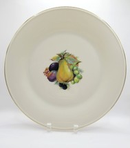 Vintage Lenox Special Dinner Plate Apple Gold Trim Large Fruit Center 10.5&quot; - £9.57 GBP