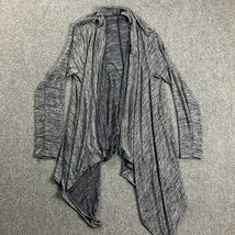 Banana Republic Cardigan Womens Medium Gray Knit Open Front Polyester Sw... - $22.25 CAD