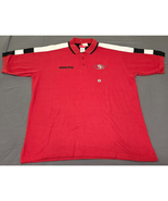 Vintage NFL San Francisco 49ers Red Polo Shirt Size XL NWT Press Box - $29.65