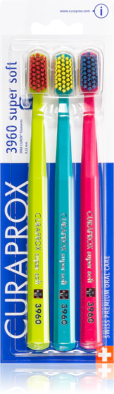 3 PACK Curaprox 3960 Super Soft - $1,422.53 MXN