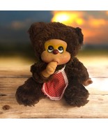 Vtg Unbranded Monchhichi 8&quot; Boy Plush Doll Red Sekiguchi Europe Breukele... - $716.07 MXN