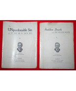 2 Vintage ROLFE BARNARD Evangelist Sermon Booklets BAPTIST Bible Preaching - $47.05 CAD