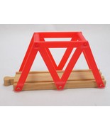 Thomas &amp; Friends, Doug &amp; Melissa, Brio WOODEN TRAIN TRACK RED TRUSS BRIDGE - $13.52 CAD