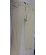 EUC CLEAN DESIGNER LUCKY BRAND 221 STRAIGHT LEG CREAM JEANS PANTS 38/30 ... - $30.39