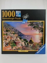 Ravensburger 1000 Piece Jigsaw Puzzle Positano Italy Sunset Ocean 27x20 #81 371 - £13.09 GBP