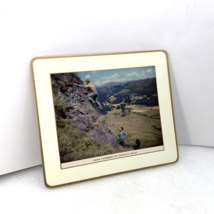 Rock Climbers On Yewdale Crags 9x7.5&quot; Cork Back Placemat - $14.95