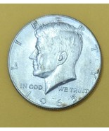 1965 D  Kennedy Half Dollar 40% Silver Coin - $8.21 CAD